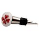 Red Heart Ceramic Wine Stopper (Pack Of One Piece)